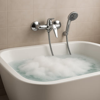 Rubinetto da parete con attacco ½” per vasca da bagno modello Bari