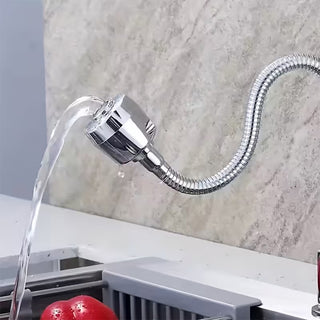 Rubinetto flessibile pieghevole da lavello per cucina a doppio getto