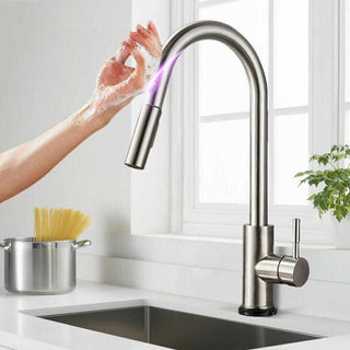 Rubinetto da cucina touch con doccetta estensibile 2 di getti