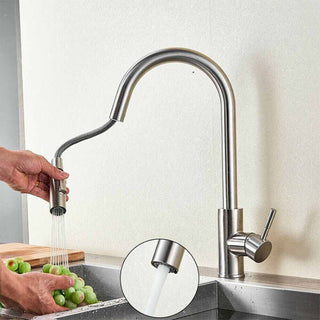 Rubinetto da cucina touch con doccetta estensibile 2 di getti