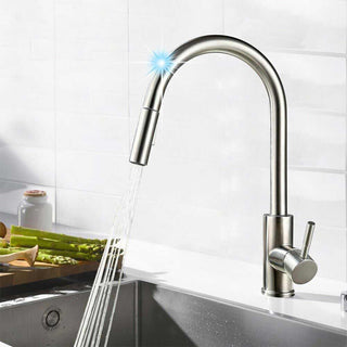 Rubinetto da cucina touch con doccetta estensibile 2 di getti