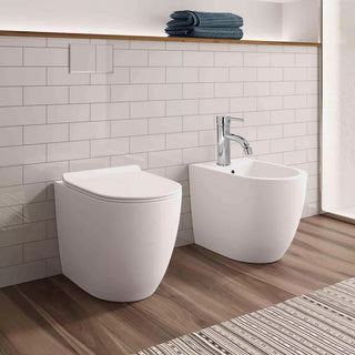 Rubinetto bidet moderno miscelatore cromato lucido modello Pisa