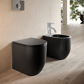 Rubinetto bidet moderno miscelatore cromato lucido modello Pisa