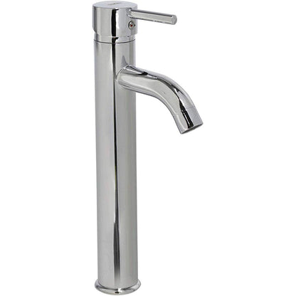 Rubinetto miscelatore per lavabo da bagno a canna alta moderno per lavandino modello Pisa