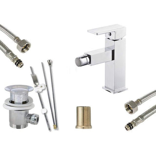Rubinetto per bidet da bagno cromato lucido modello Firenze