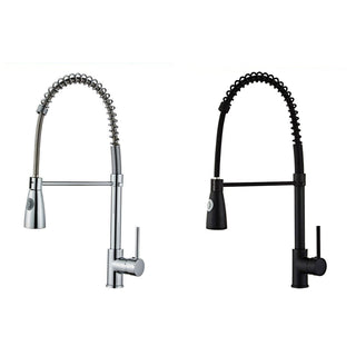 Rubinetto da cucina a canna alta orientabile 2 getti d’acqua
