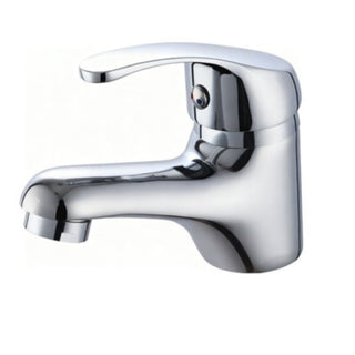 Rubinetto satinato da lavabo per bagno miscelatore modello VITA