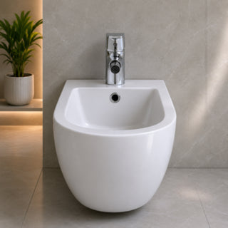 Rubinetto satinato da bidet per bagno miscelatore modello LIKE