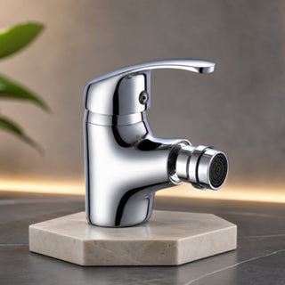 Rubinetto satinato da bidet per bagno miscelatore modello VITA