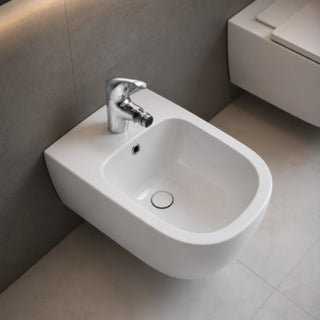 Rubinetto satinato da bidet per bagno miscelatore modello VITA