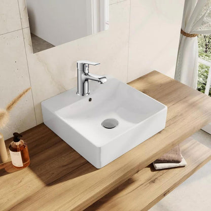 Rubinetto per bagno moderno miscelatore orientabile per lavabo  in ottone cromato lucido modello Roll