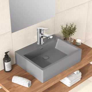 Rubinetto per lavandino bagno ottone cromato lucido modello Roll