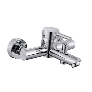 Rubinetto per vasca da bagno cromato lucido modello Ray Silver
