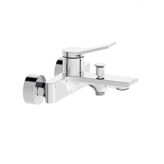 Rubinetto vasca bagno stilizzato ottone cromato lucido modello Sky