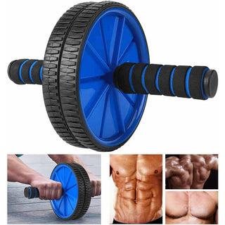 Ruota addominali ABS per esercizi fitness sport palestra con tappetino