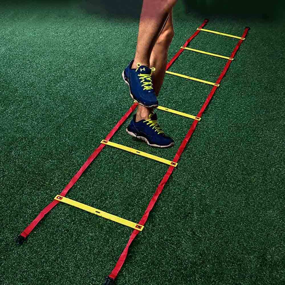 Scala per saltare per allenamento di calcio a doppio scopo Scala multifunzionale per agilà Allenamento di velocà Coordinazione Attrezzatura da calcio per calcio 18 Scala per saltare per allenamento di calcio a doppio scopo Scala multifunzionale per agilà Allenamento di velocà Coordinazione Attrezzatura da calcio per calcio 18