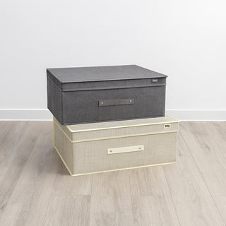 Scatola in tessuto salvaspazio per vestiti portaoggetti organizer