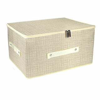 Scatola box porta abiti contenitore con cerniera 40x51x24cm