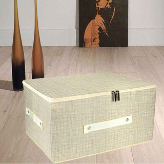 Scatola box porta abiti contenitore con cerniera 40x51x24cm
