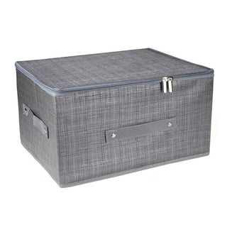 Scatola box porta abiti contenitore con cerniera 40x51x24cm