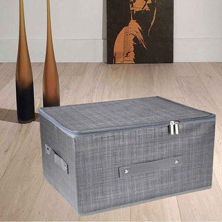 Scatola box porta abiti contenitore con cerniera 40x51x24cm