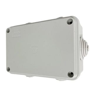 Scatola derivazione rettangolare coperchio a viti 6 passacavi IP55