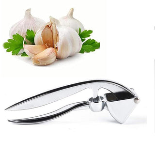 Spremi aglio schiacchiaglio in acciaio con snocciola olive ciliegie