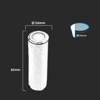 Faretto segnapasso a led 0,5 watt punto luce da incasso vialetti IP67