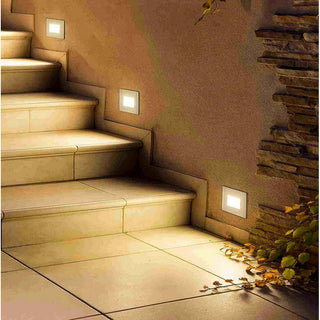 Segnapasso led 4 watt da incasso per cassetta 503 tecnologia cct IP65