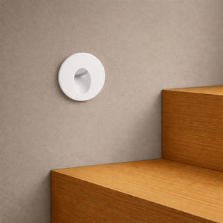 Faretto led ad incasso segnapasso 1,5W luce fredda calda naturale IP54