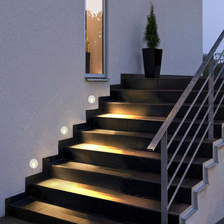 Faretto led ad incasso segnapasso 1,5W luce fredda calda naturale IP54