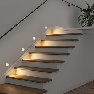 Faretto led ad incasso segnapasso 1,5W luce fredda calda naturale IP54