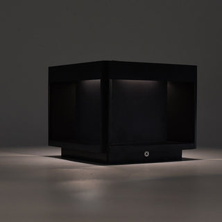 Faretto led 10W a pannello solare cubo da parete  tecnologia CCT IP65