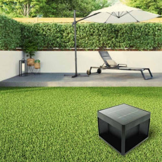 Faretto led 10W a pannello solare cubo da parete  tecnologia CCT IP65