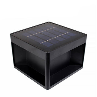 Faretto led 10W a pannello solare cubo da parete  tecnologia CCT IP65