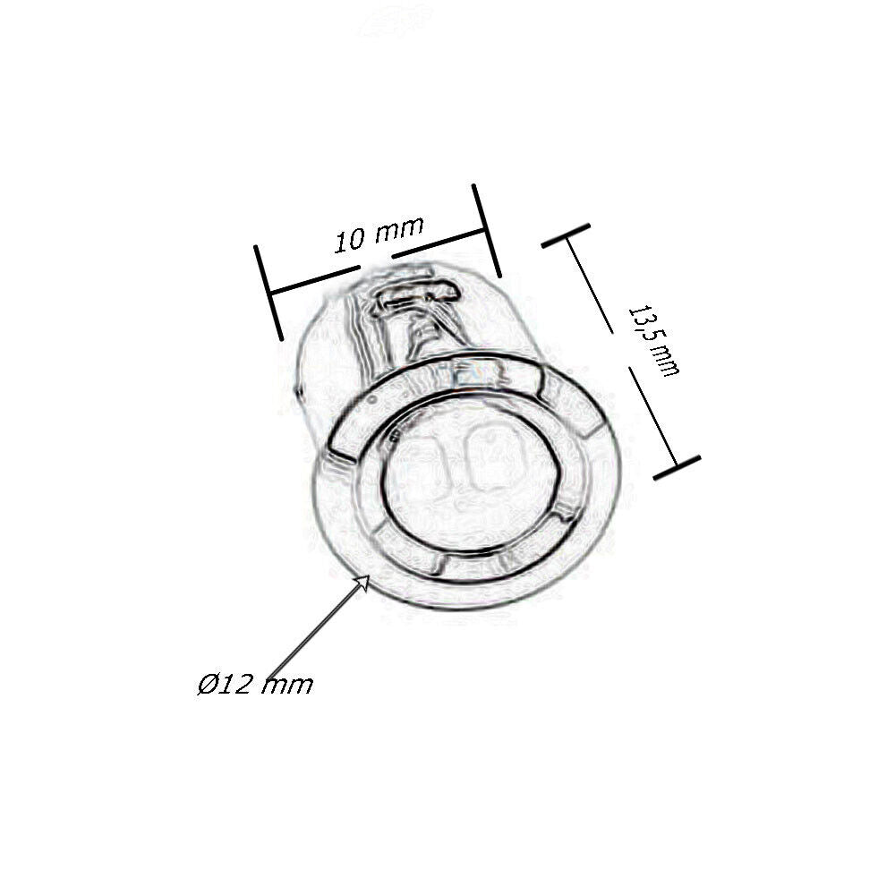 Sensore interruttore di movimento per luci strip led pulsante per mobili armadi sensori di accensione 12/24v