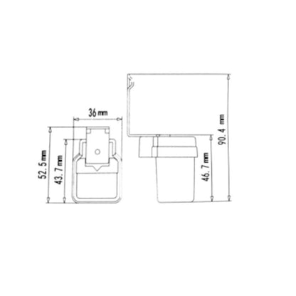 Sensore crepuscolare per lampade e faretti 6A per interno ed esterno protezione IP44 interruttore