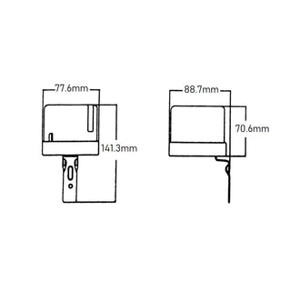 Sensore crepuscolare per lampade e faretti 25A per interno ed esterno protezione IP44 interruttore