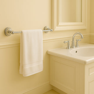 Set Bagno 6 pz acciaio lucido vetro satinato e ceramica