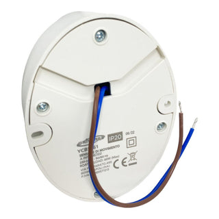 Sensore movimento 360° Pir infrarossi per lampadine con attacco E27