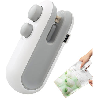 Mini sigillasacchetti ricaricabile portatile sigillatrice e taglierina