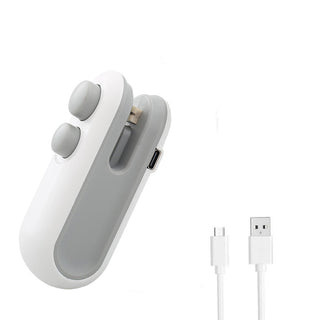Mini sigillasacchetti ricaricabile portatile sigillatrice e taglierina