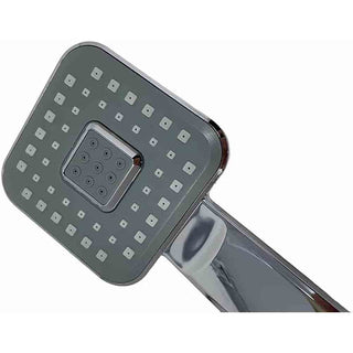 Soffione con tubo flessibile da 1,8MT multi getto supporto per muro