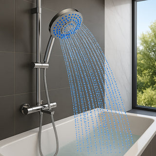 Soffione per vasca da bagno doccia con getto regolabile