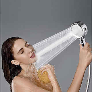 Soffione doccia con filtro anticalcare 3 getti d’acqua tasto ON/OFF