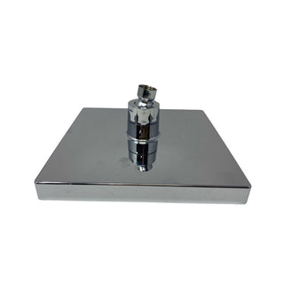 Soffione doccia con led rgb quadrato 15x15 cm per cromoterapia