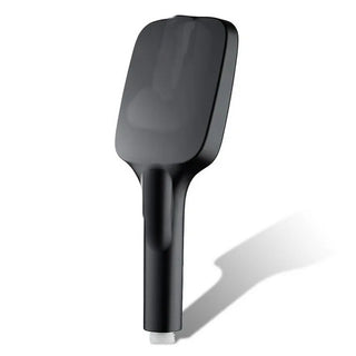 Soffione multigetto nero in abs con filtro anticalcare attacco 1/2"