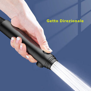 Soffione doccia 5 modalità di getto filtro anticalcare tasto ON/OFF