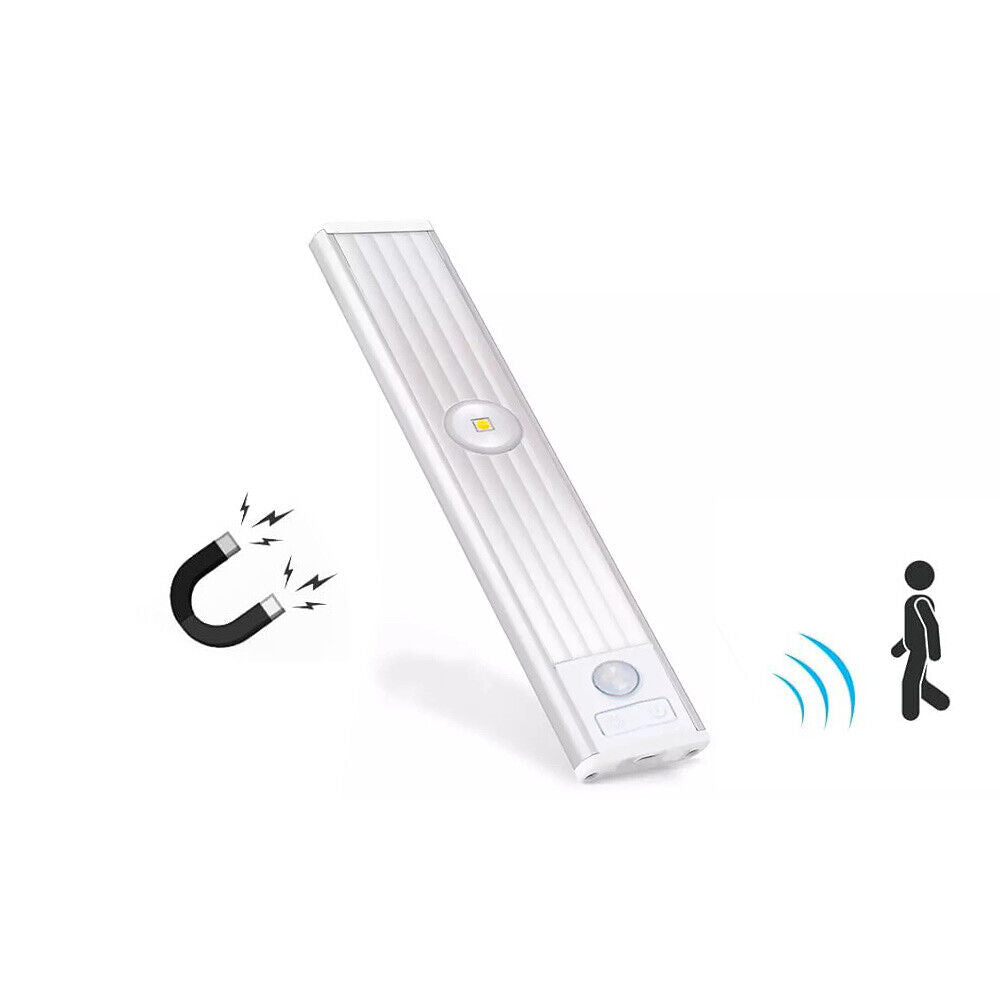 Sottopensile ultra slim a led cob 20 30 40 60 cm plafoniera ricaricabile usb magneica con sensore di movimento