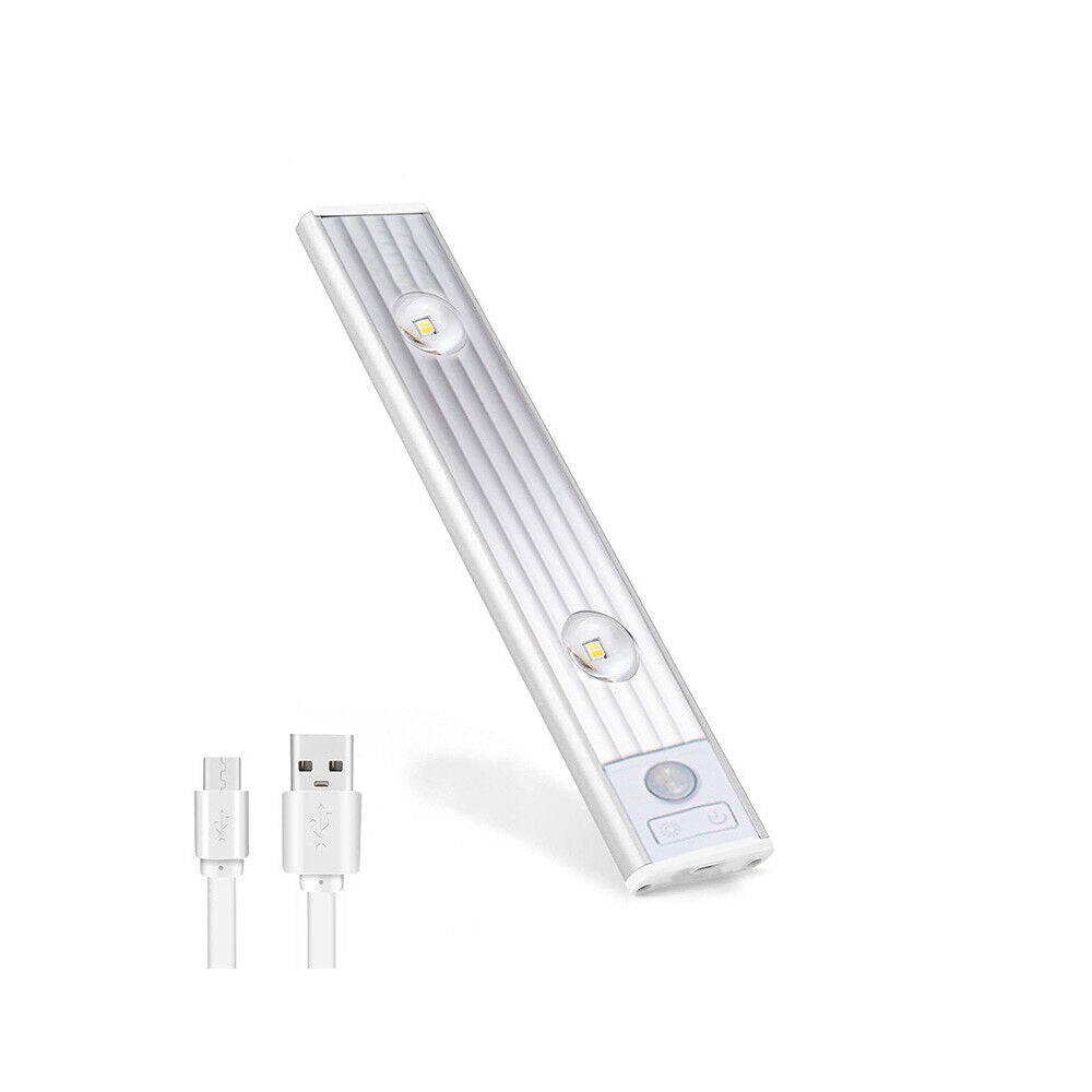 Sottopensile ultra slim a led cob 20 30 40 60 cm plafoniera ricaricabile usb magneica con sensore di movimento